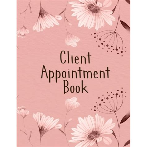 Client Appointment Book Appointment Book For Salons Spas Hair Stylist Beauty Appointment