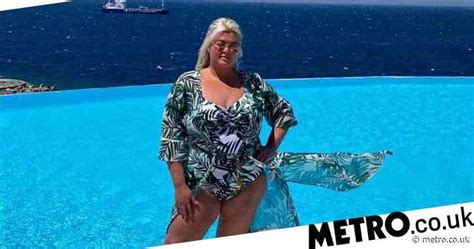 Gemma Collins Serves Up ‘good Vibes As She Poses Poolside On Idyllic Mykonos Break Uk News