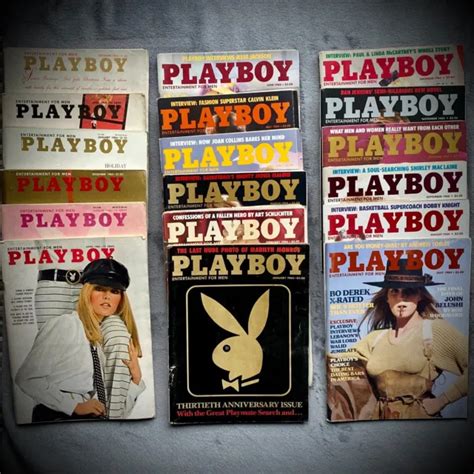 Vintage Playboy Magazines S S Pick The Month Collectibles