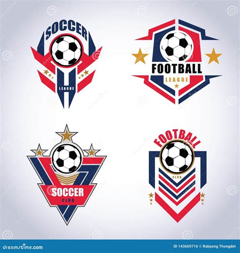 Soccer Football Badge Logo Design Templates Sport Team Identity