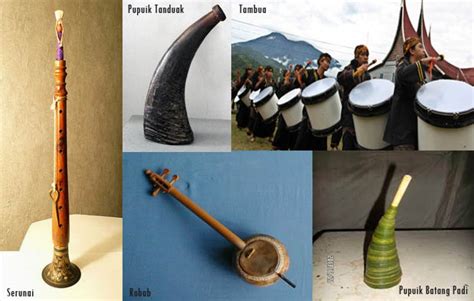 9 Alat Musik Tradisional Sumatera Barat Nama Gambar Dan