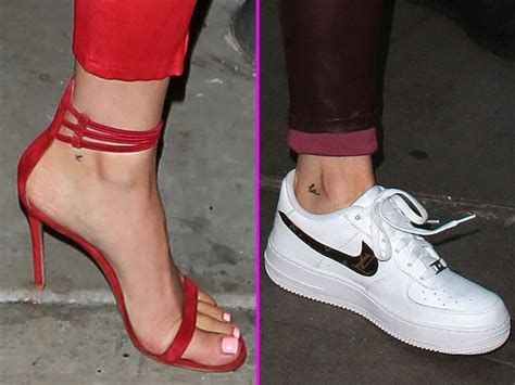 Kylie Jenner Changes T Ankle Tat So It Reads La