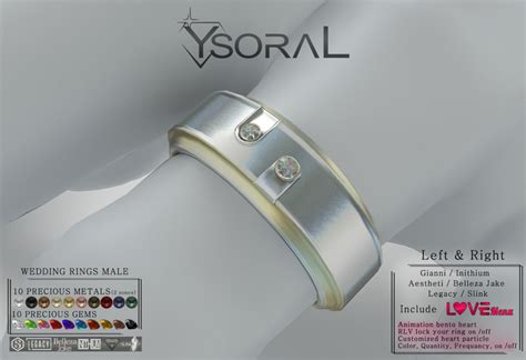 Second Life Marketplace Ysoral Luxe Wedding Ring Charle