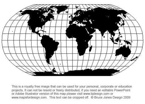 Maybe you would like to learn more about one of these? Free World Map Projection Mercator and Robinson Printable ...
