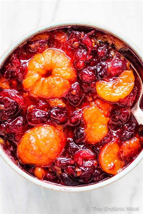 Cranberry Sauce With Mandarin Oranges The Endless Meal®
