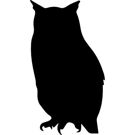 Owl Bird Silhouette Clip Art Owl Png Download 512512 Free