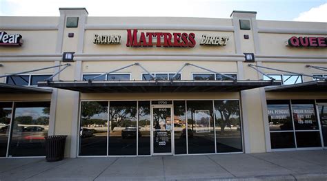 If you are looking for a mattress store near me, look no further. Mattress Store : Factory Mattress location at 17700 US 281 ...