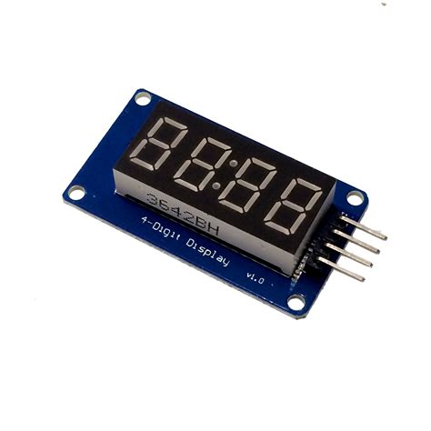 1099 4 Digit Seven Segment Display Module Tinkersphere