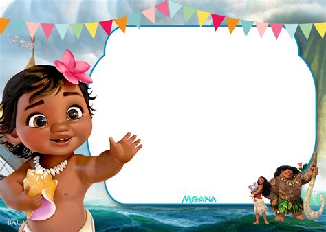 Celebrate someone's day of birth with jumbo birthday cards & greeting cards from zazzle! Free Moana Birthday Invitation Template | DREVIO