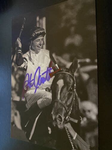 steve cauthen signed autograph 4x6 photo famous jockey auto ebay