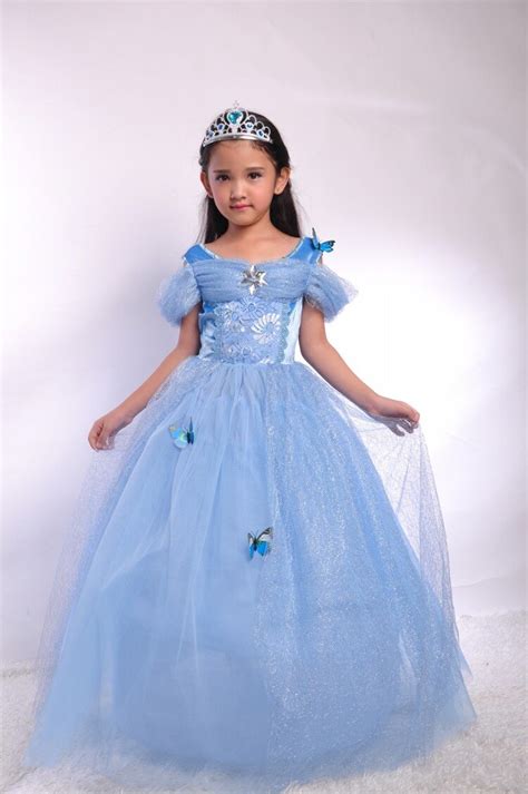 Fashion High Quality Long Ball Gowns For Children Role Play Costume