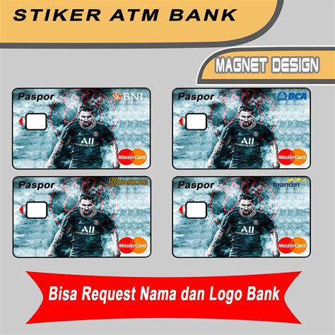 Skin Card Stiker Kartu Atm Bank Lionel Messi Lazada Indonesia