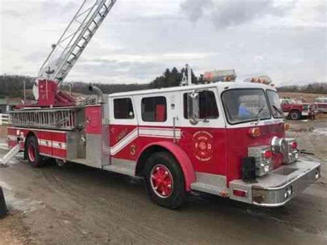 Seagrave Quint 1982 Seagrave Quint 100 Ladder Fire Vans Suvs And