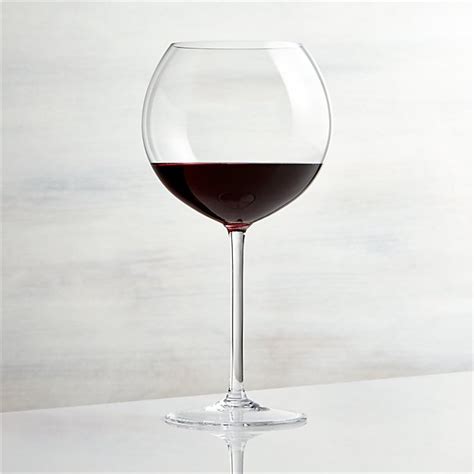 Vineyard 26 Oz Burgundy Wine Glass Crate And Barrel