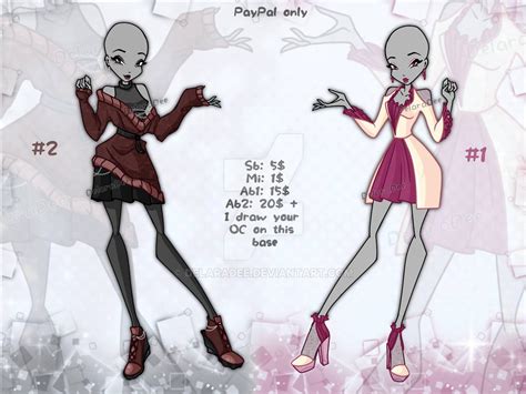 Outfits Designs Adoptables Closed By Delaradee On Deviantart