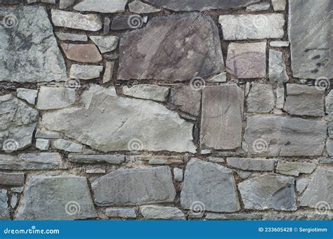 Background Well Hewn Stones Different Sizes Smooth Surface Old Wall