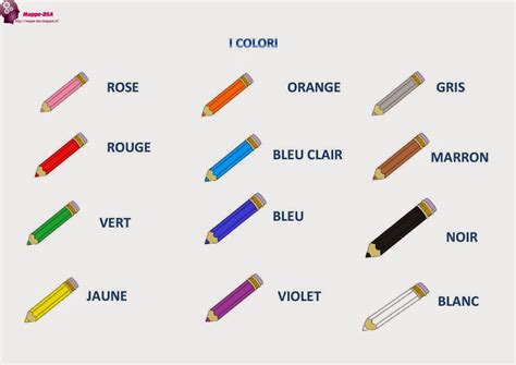 les couleurs en francais lessons tes teach