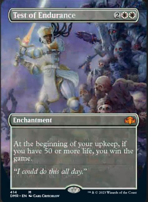 Test Of Endurance From Dominaria Remastered Spoiler