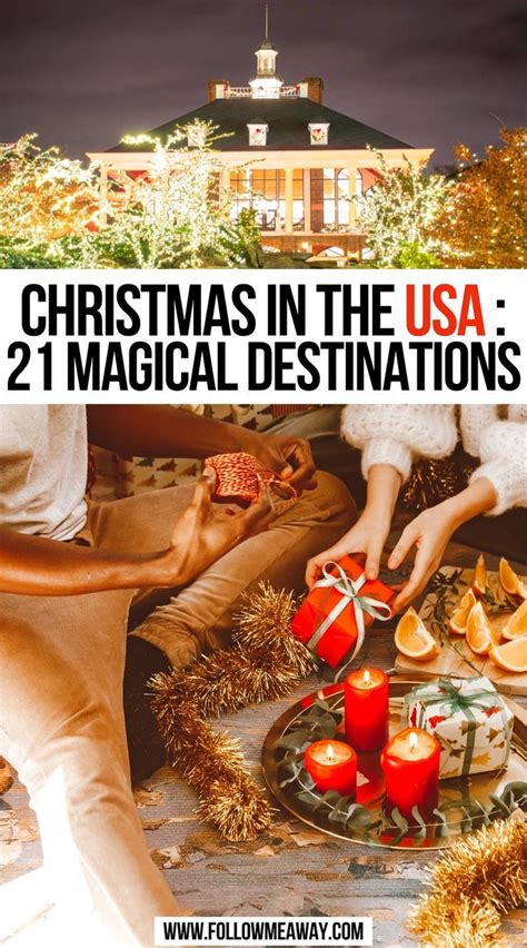 Christmas In The Usa 21 Magical Destinations Best Christmas Vacations Christmas Destinations