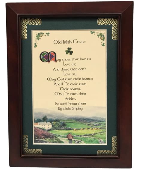 Old Irish Curse 5x7 Framed