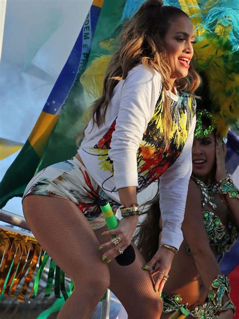 Jennifer Lopez On The Set Of Fifa World Cup Brazil Music Video Gotceleb