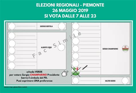 Fac Simile Scheda Elettorale Regionali Sardegna Info Elezioni