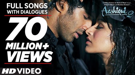 Aashiqui 2 All Video Songs With Dialogues Aditya Roy Kapur Shraddha Kapoor Youtube Music