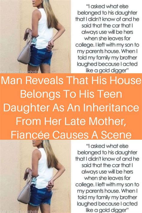 Man Reveals That His House Belongs To His Teen Daughter As An Inheritance From Her Late Mother