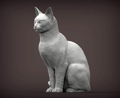 Abyssinian Cat 3d Print Model By Alexander3dart