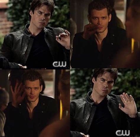 Damon And Klaus The Salvatore Brothers Damon And Stefan Salvatore