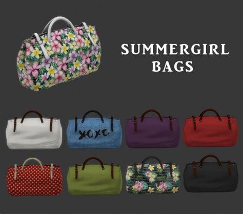 Summergirl Bag At Leo Sims Sims 4 Updates