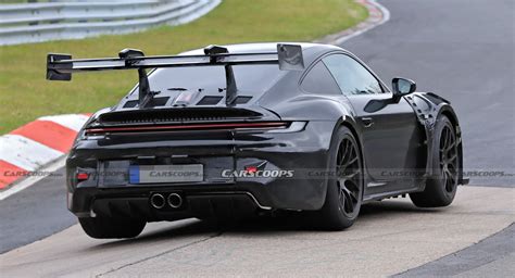 2022 Porsche 911 Gt3 Rs Looks The Business On The Nurburgring Carscoops