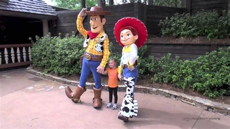 Toy Story Woody And Jessie Character Meet And Greet At The Magic