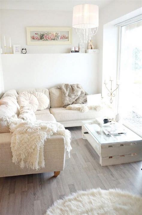 55 Romantic Shabby Chic Living Room Ideas 2018