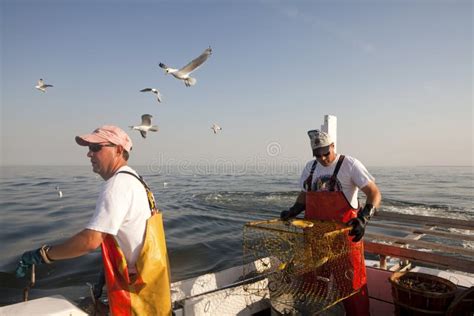 Fishermen At Sea Editorial Photo Image Of Boat Maryland 42971271