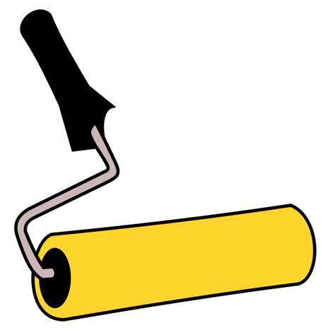 Paint Roller Vector Image Free Svg
