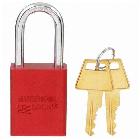 American Lock Lockout Padlock Ka Red 1 78h Pk24 8tnf7