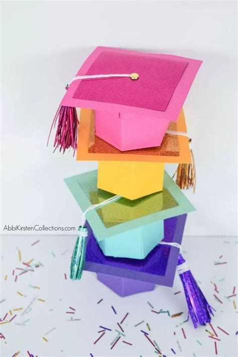 Diy Graduation Cap T Box Craft With Free Templates And Step By Step