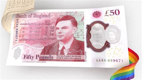 New £50 Note Alan Turing Banknote Celebrates His Achievements And