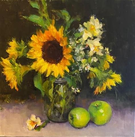 Daily Paintworks Sunflower Obsession Original Fine Art For Sale