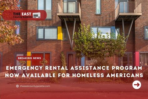 Emergency Rental Assistance Program Now Available For Homeless Americans