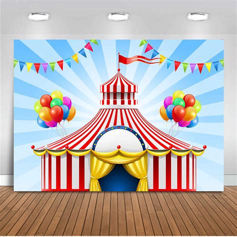Red Curtain Circus Carnival Birthday Party Banner Photo Background Images And Photos Finder