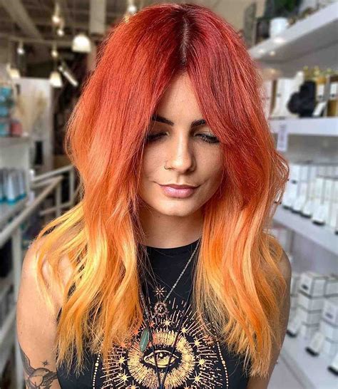 Top 20 Orange Hair Color Ideas Neon Burnt Red Hair Color Orange