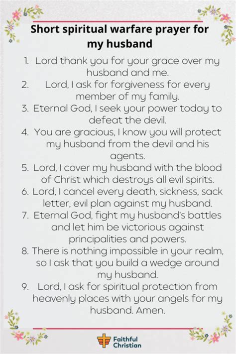 Prayer For Spiritual Warfare In Marriage