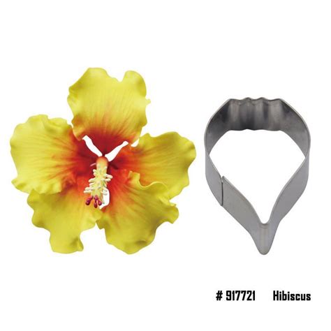 Check spelling or type a new query. Gum Paste Hibiscus Stainless Steel Flower Cutter Fondant ...
