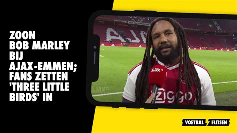 The kit is a tribute to the ajax fans and the love shared by the club and its fans for reggae legend bob marley and his iconic song, three little birds. Zoon Bob Marley bij Ajax-Emmen; fans zetten 'Three Little ...