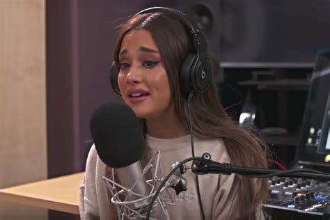 Ariana Grande Tears Up Discussing Her Song About Anxiety And The