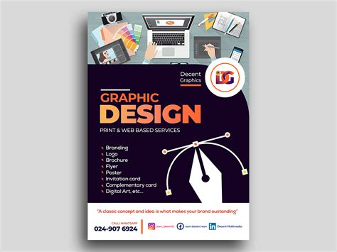 Graphic Designer Ad Flyer By Decent Multimedia On Dribbble