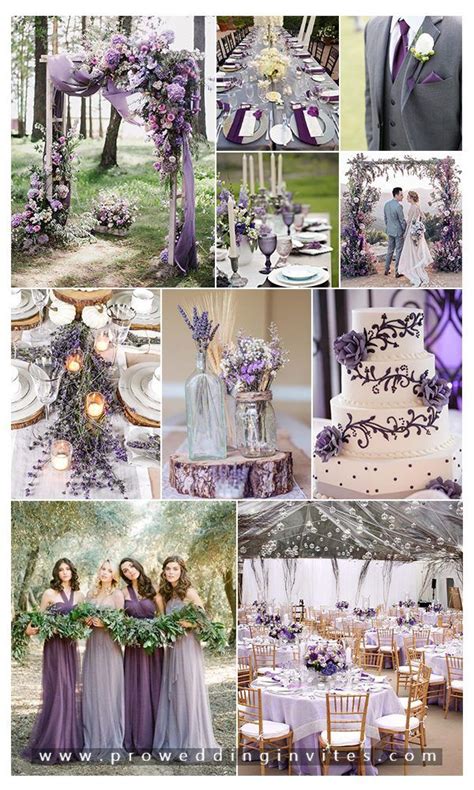 Lavender Wedding Colors Gray Wedding Colors Wedding Color Schemes