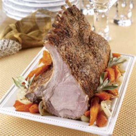 Pork shoulder roast needs long, slow heat to get tender, and this one, topped with a rich apple gravy, is especially succulent. Pork Lion Roast with Bone In - BigOven